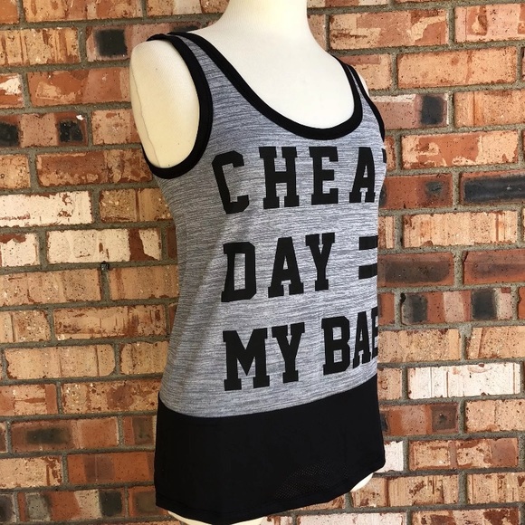 Cheat Day = My Bae Tank Top by Made Right Small - Picture 3 of 7